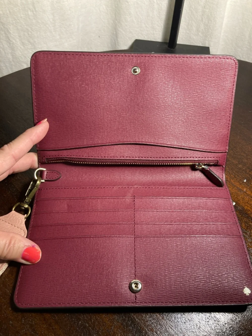 kate spade Kate Spade Darcy Clutch Wallet Wristlet with guitar strap